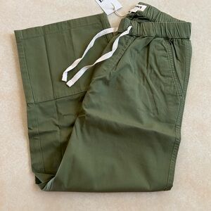 New Pact crop twill pant olive XS